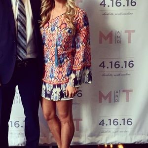 One shoulder flowy dress